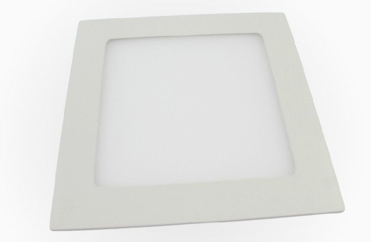 12W 60HZ Square Led Flat Panel Light 2835 SMD For Hotel , 90V - 265V AC