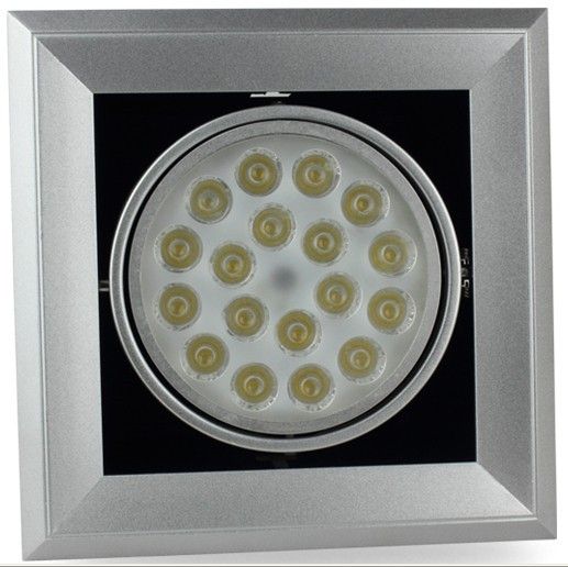 60Hz Recessed LED Downlights 18W 60 ° , Ceiling Downlights