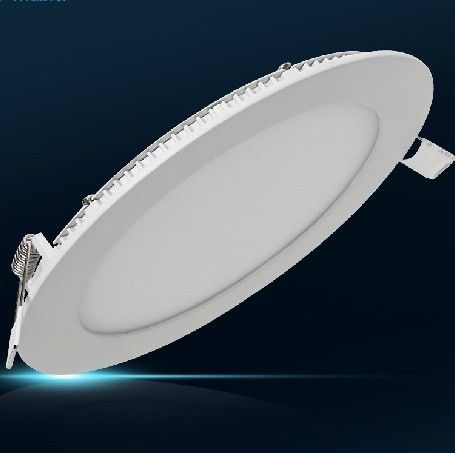 Round 15 W Led Flat Panel Light Recessed , Ceiling Led Panel Light 190 mm Dia