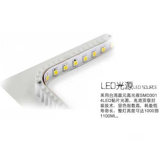 12W 60HZ Square Led Flat Panel Light 2835 SMD For Hotel , 90V - 265V AC