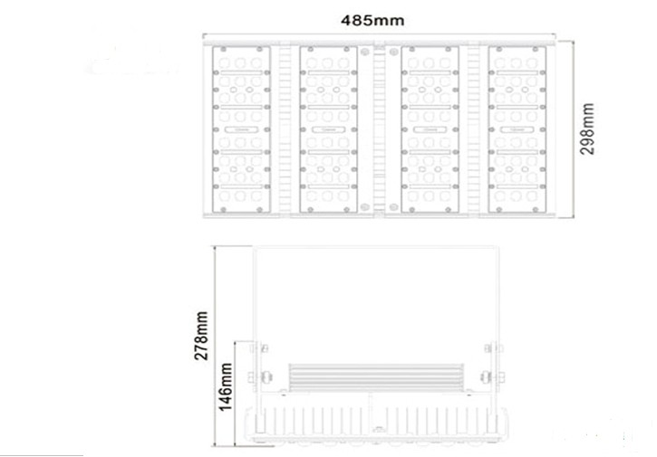 IP65 180 Watt Led High Bay Lights 200 Lm/W For Warehouse Lighting Fixtures